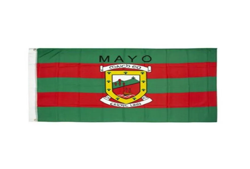 Mayo Ireland County Banner 3x5 FT 90x150CM State Flag Festival Party Prezent 100d Poliester Indoor Printed Selfed 16662529