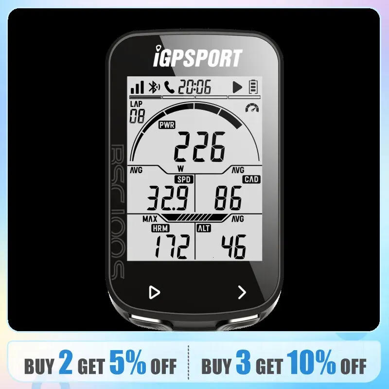 GPS Bike Computer Igpsport BSC100S -Zyklus drahtloser Tachometer Fahrrad Digital Stoppuhr Cycling -Kennzeichnung Cycling Computer 240418