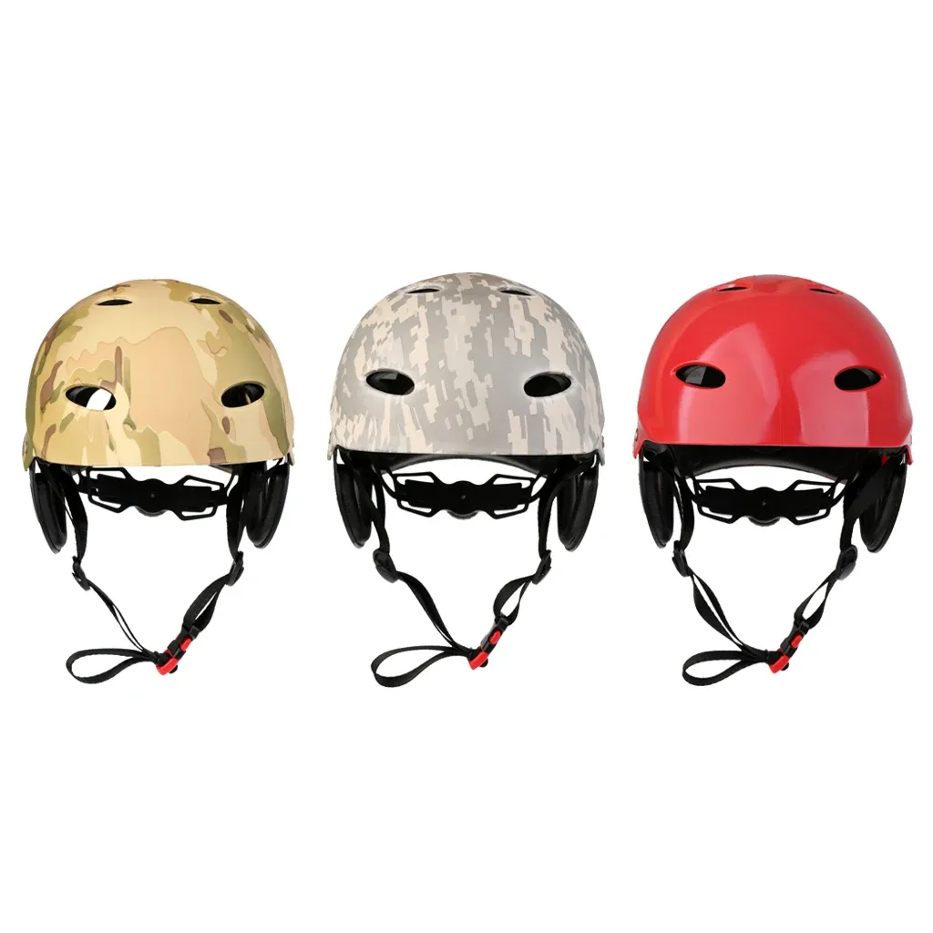 Boats Kayaking Adjustable Safety Helmet Rafting Canoe Hard Cap Protector Guard for Sailing Surfing Wakeboard Water Skiing