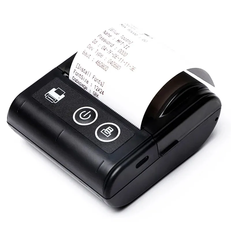 Mini Portable Printer Bluetooth Thermal Printer For Phone IOS Android Computer USB 58MM Portable Mini Thermal Printer Impresora 240420