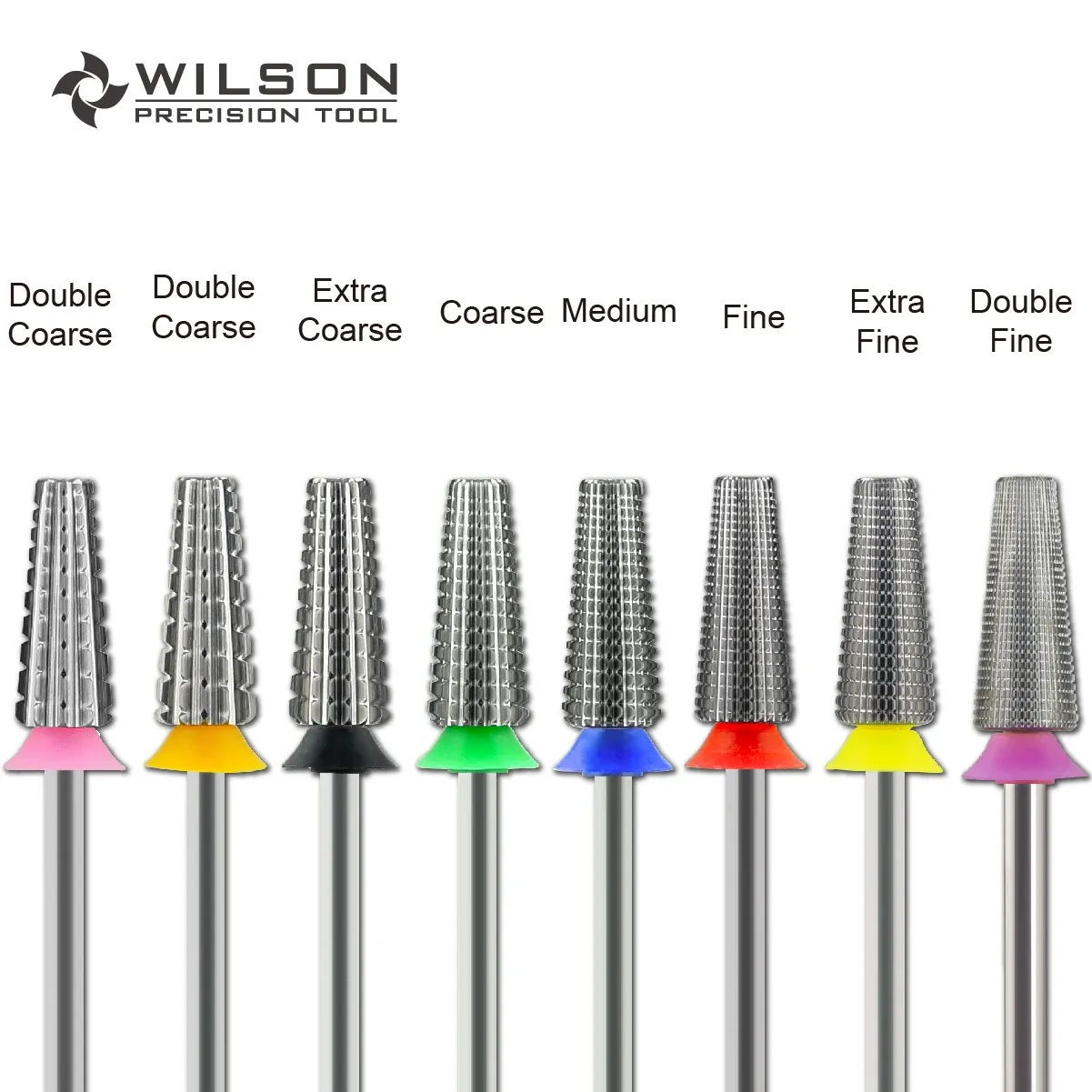 Bits Wilson 5 in 1 bits recht gesneden 2 -weg nagelboorbits Verwijder gelcarbide manicure gereedschap nagelbenodigdheden voor professionals