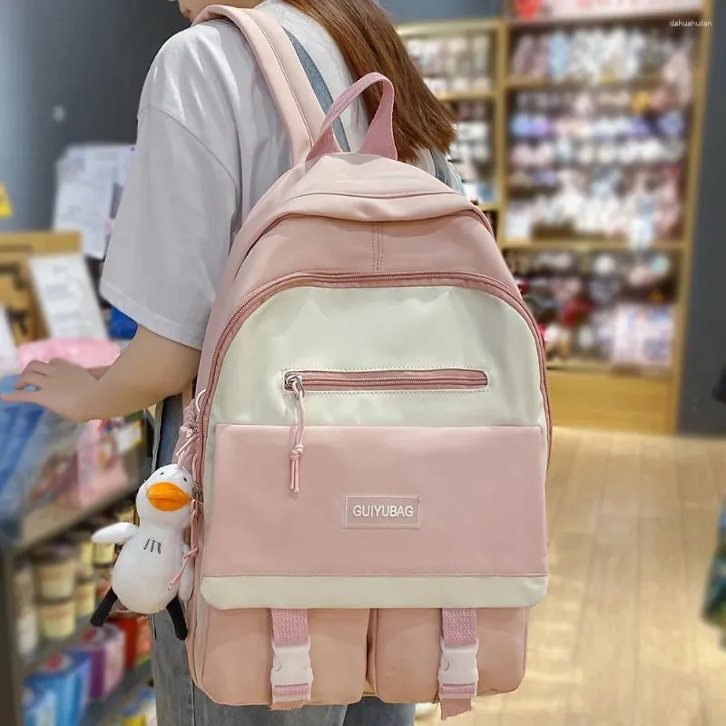 Schooltassen mode meisje waterdicht college rugzak reizen Harajuku kawaii coole rugzakken schattige vrouwelijke tas lady laptop vrouwen
