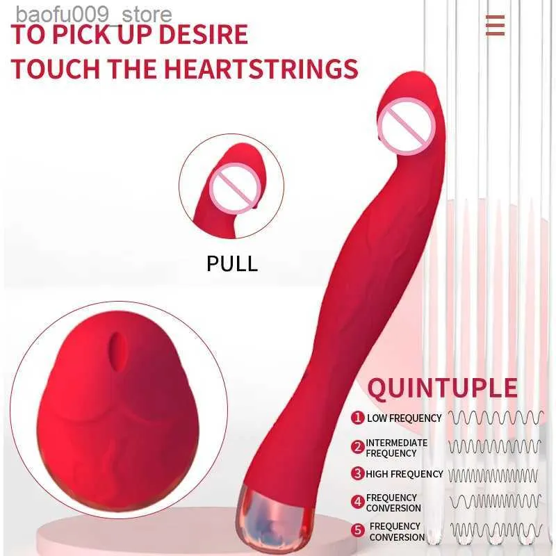 Andere gezondheidsschoonheidsartikelen 10 Modi of Silicone Artificial Penis Av Rod Vibrator Geschikt voor vrouwen Soft G-Spot en Labiale Massage Volwassen product Q240426