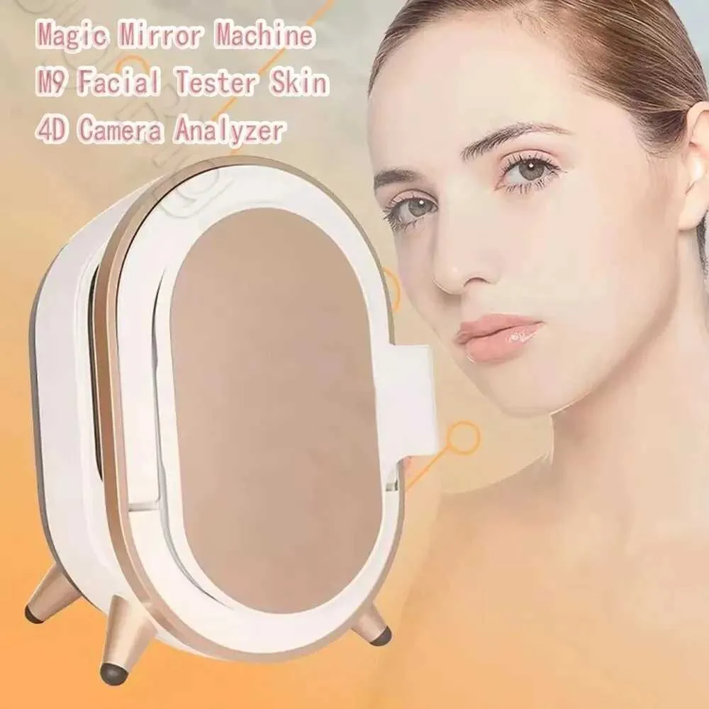Tattoo Transfer Korea ansiktshudanalys System Magic Mirror Machine M9 Facial Tester Skin 4D Camera Analyzer för hudvård Bästsäljare 2024 240426