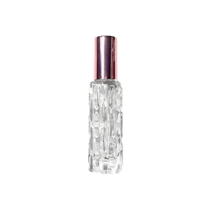 Nieuwe 10 ml rosé goudglas draagbare hervulbare parfumfles cosmetische container lege spray verstuiver reizen klein monster subbottle voor roos