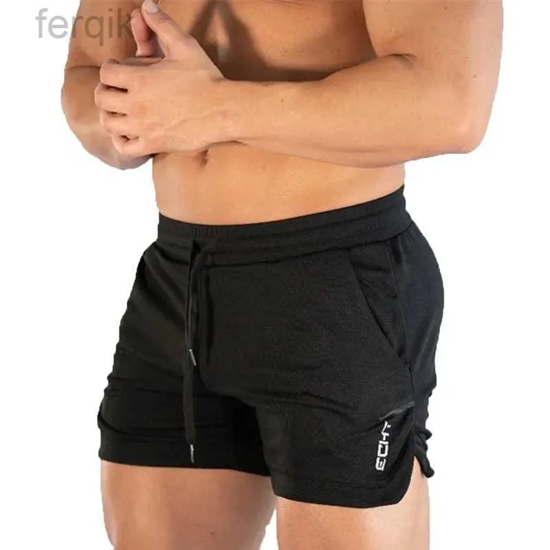 Shorts masculins 2024 New Hommes Fitness Sports Shorts Man Summer Gyms Workout Male Brepwant Mesh Rapide Dry Sportswear Jogger Running Short Pants D240426