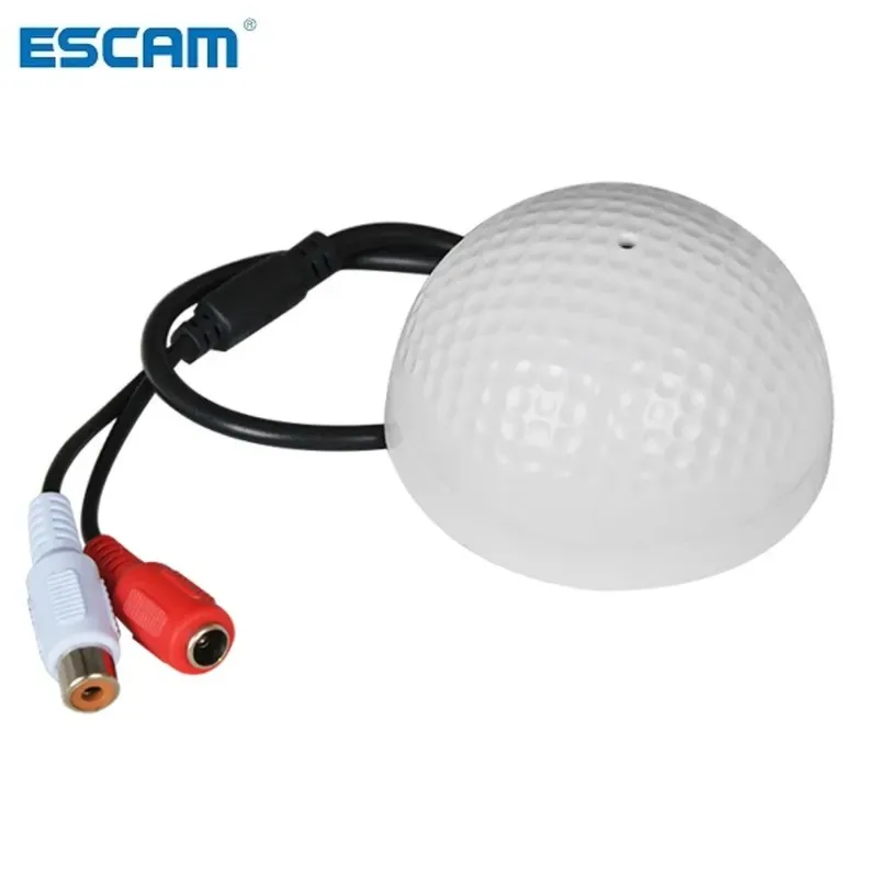 Escam Sound Monitor CCTV Video Gözetim Güvenlik Kamera IP Kameraları için Ses Pikap Mikrofonu