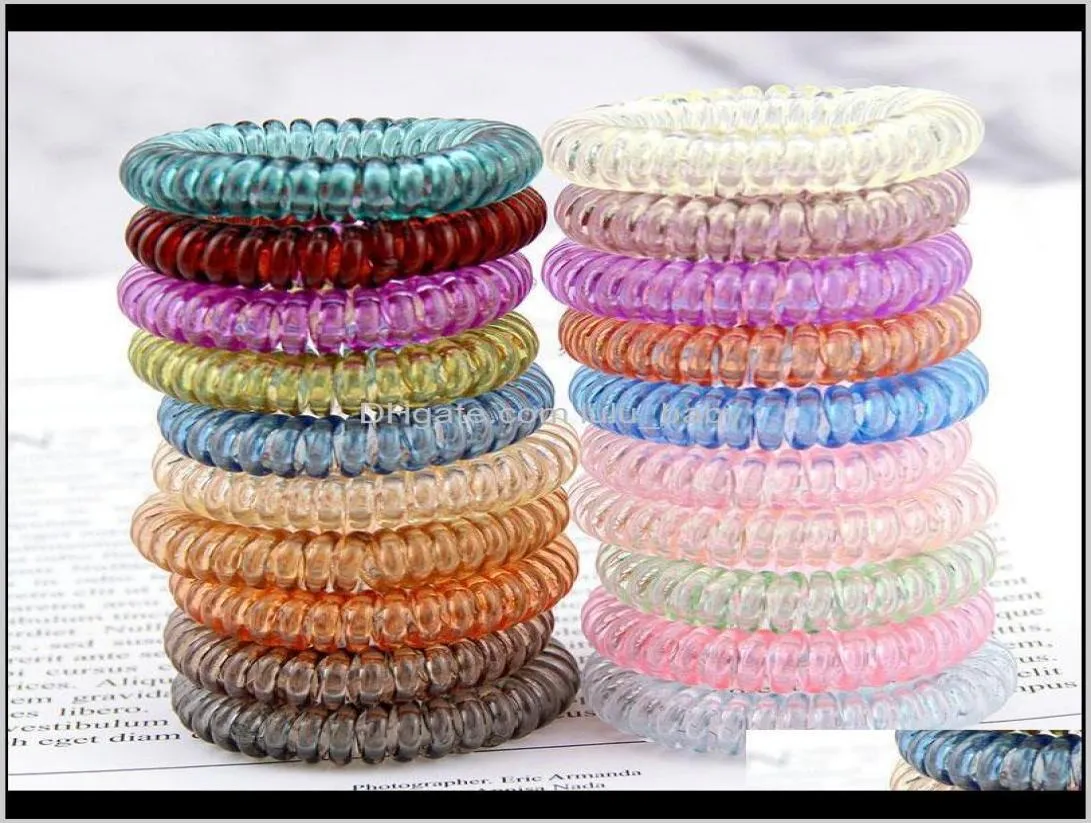 Candy Color Telephone سلك TILE Girls Kids Flastic Band Ring Women Rope Bracelet Strunchy Scrunchy 7Jgiq Rubber Bands HDB3K8324545