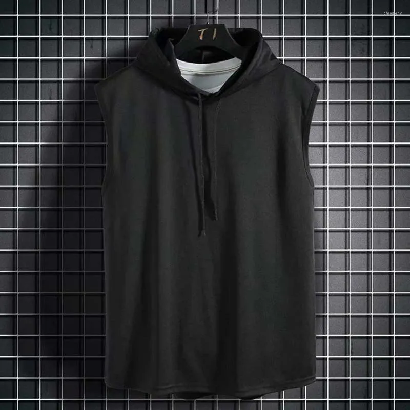 Tobs de débardeur pour hommes Hooded Hommes sans manches à capuche Sweats à capuche Body Body Body