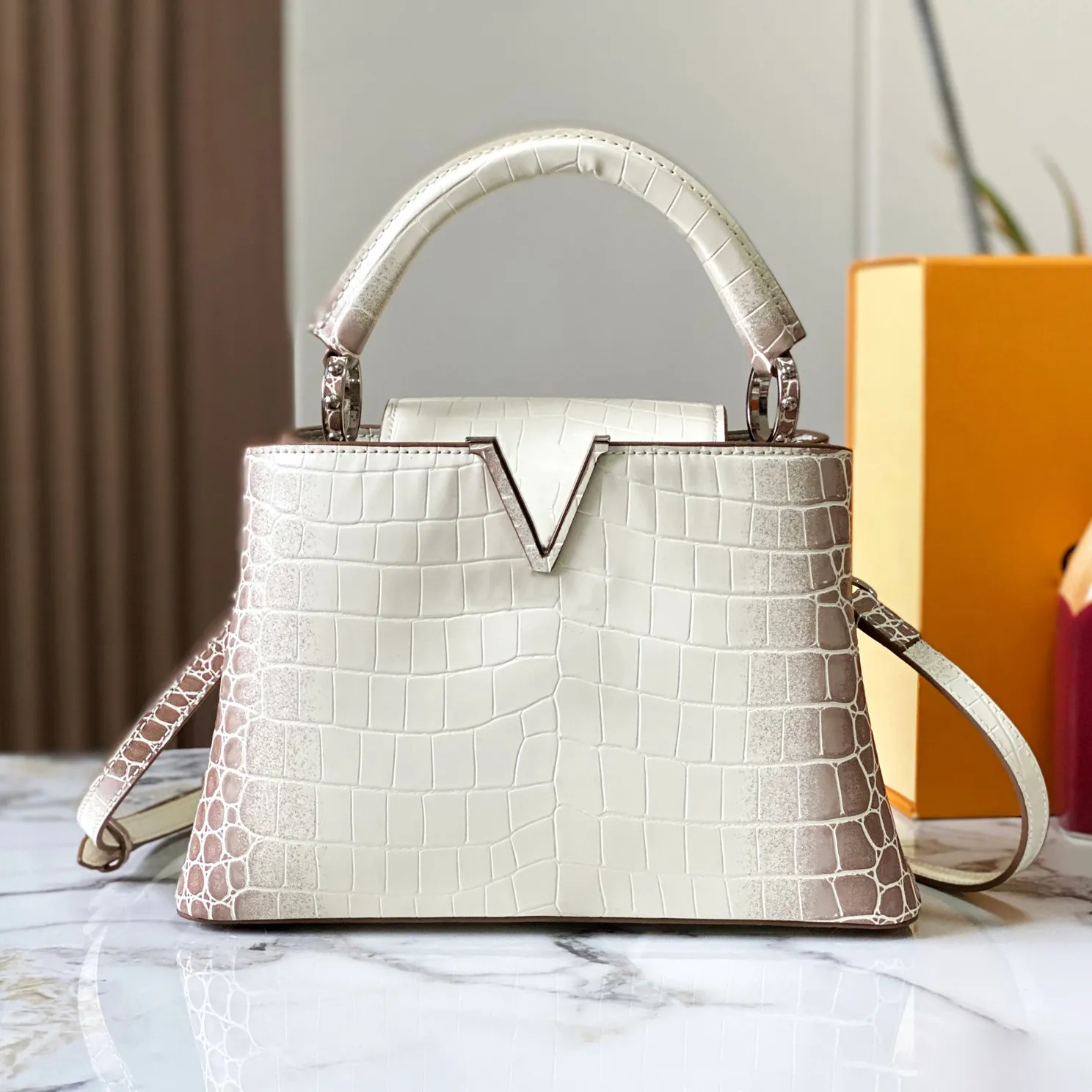 Save Big on Bulk Luxury Tote Shoulder Bag Black Luxury Handbags, Designer  Shoulder Handbags: Elegant Alligator Embossed Tote Bag, Trendy Mini