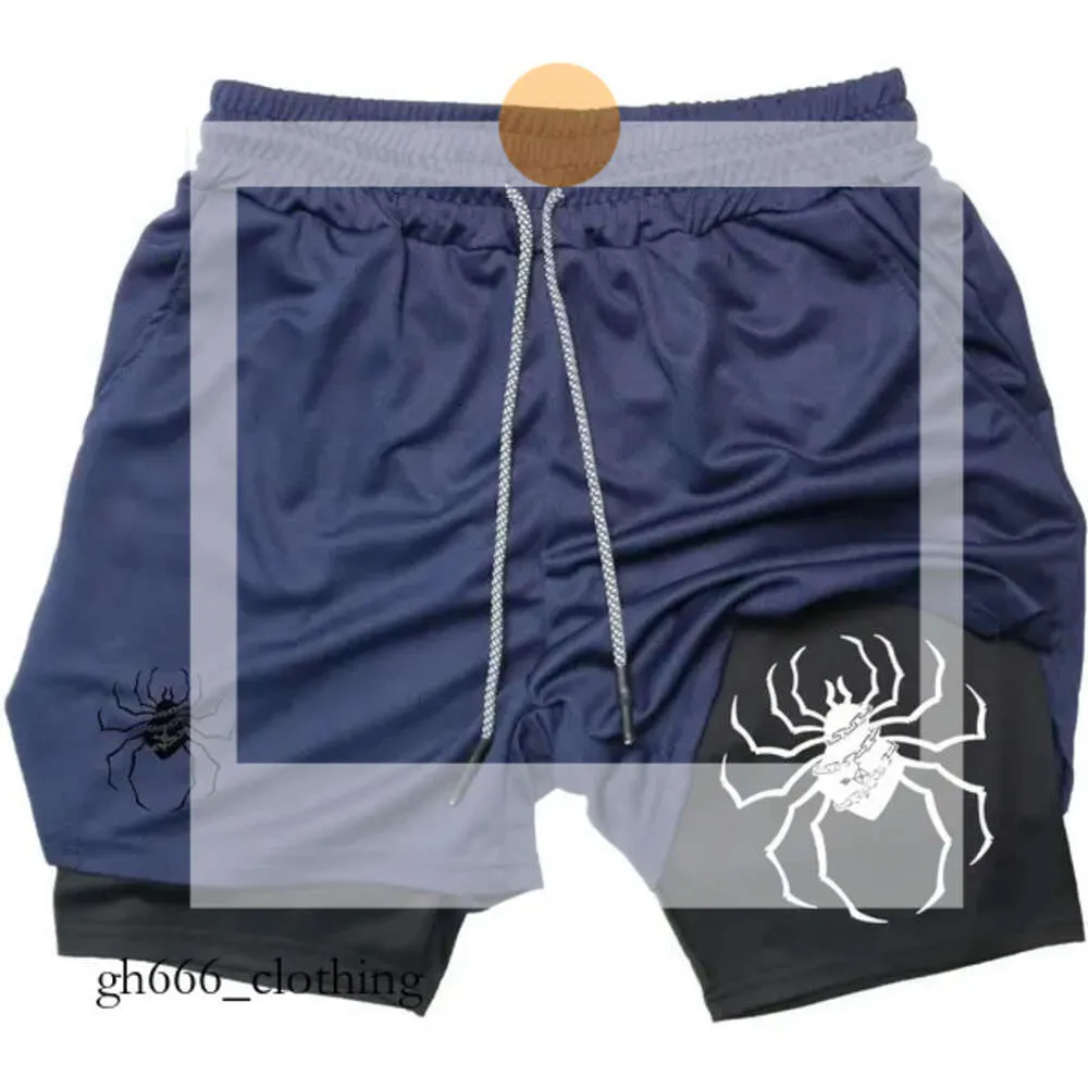 Anime Hunter X Gym Shorts for Men Spider Performance traspirante Summer Sports Fitness Allenamento pantaloni corti 240412 294