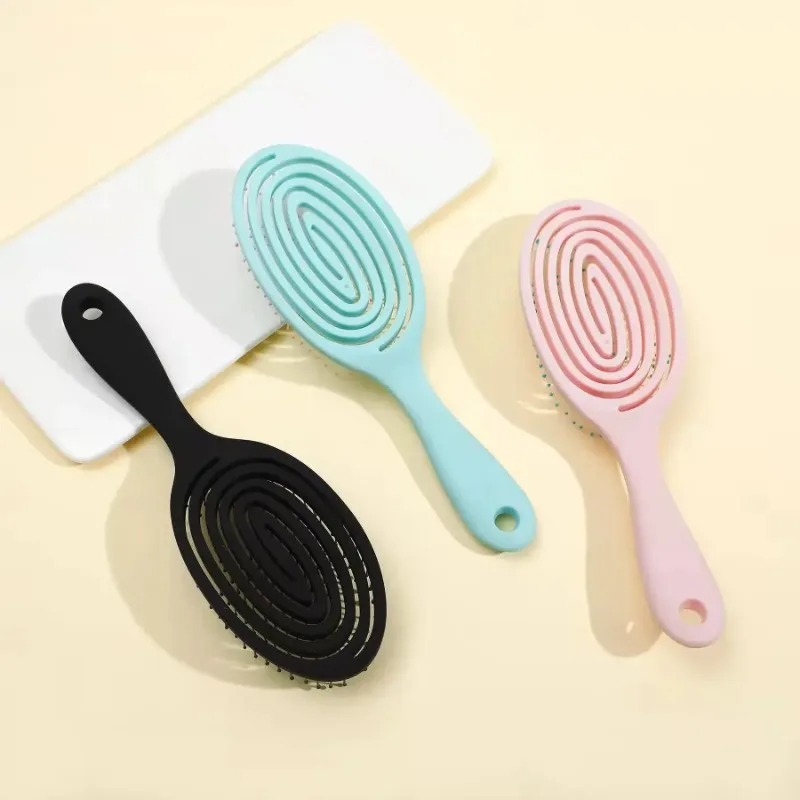 Hairbrush Styling Tool Fluffy Hair Massage Head For Women Kid Men Wet Curly and Dry Eco Friendly Dertangling Hair Brushes