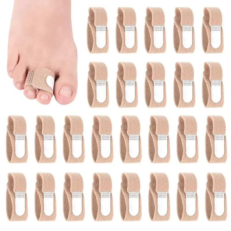 2st Ny Toe Finger Rättare Hammer Toe Hallux Valgus Corrector Bandage Toe Separator Splint Wraps Foot Care Supplies