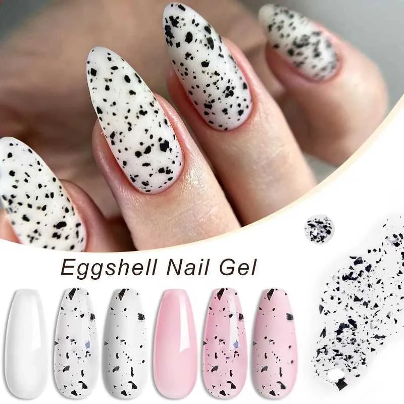 Vernis à ongles Lilycute 7 ml Shell Art Art Gel Polon pour manucure Automne Vernis Vernis Semi Permanent UV Rouillon utilisé avec un gel de gelée rose Y240425