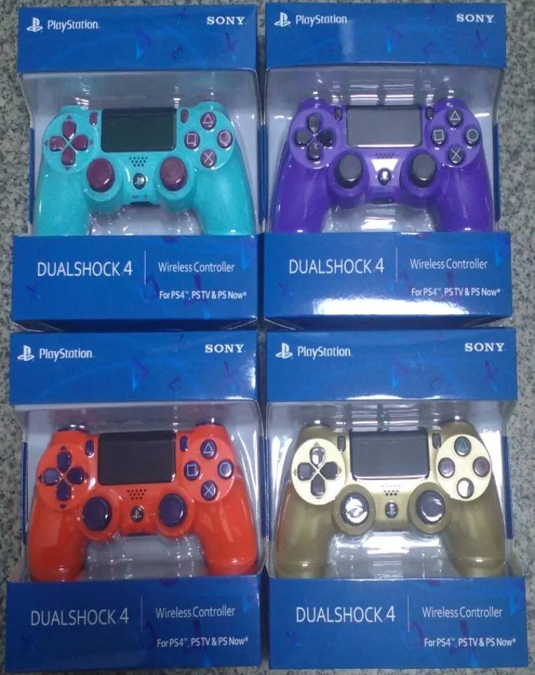 18 Цветов Беспроводной контроллер Bluetooth для PS4 Vibration Joystick Gamepad Game Controller для PS4 Play Station с розничной Box6491475