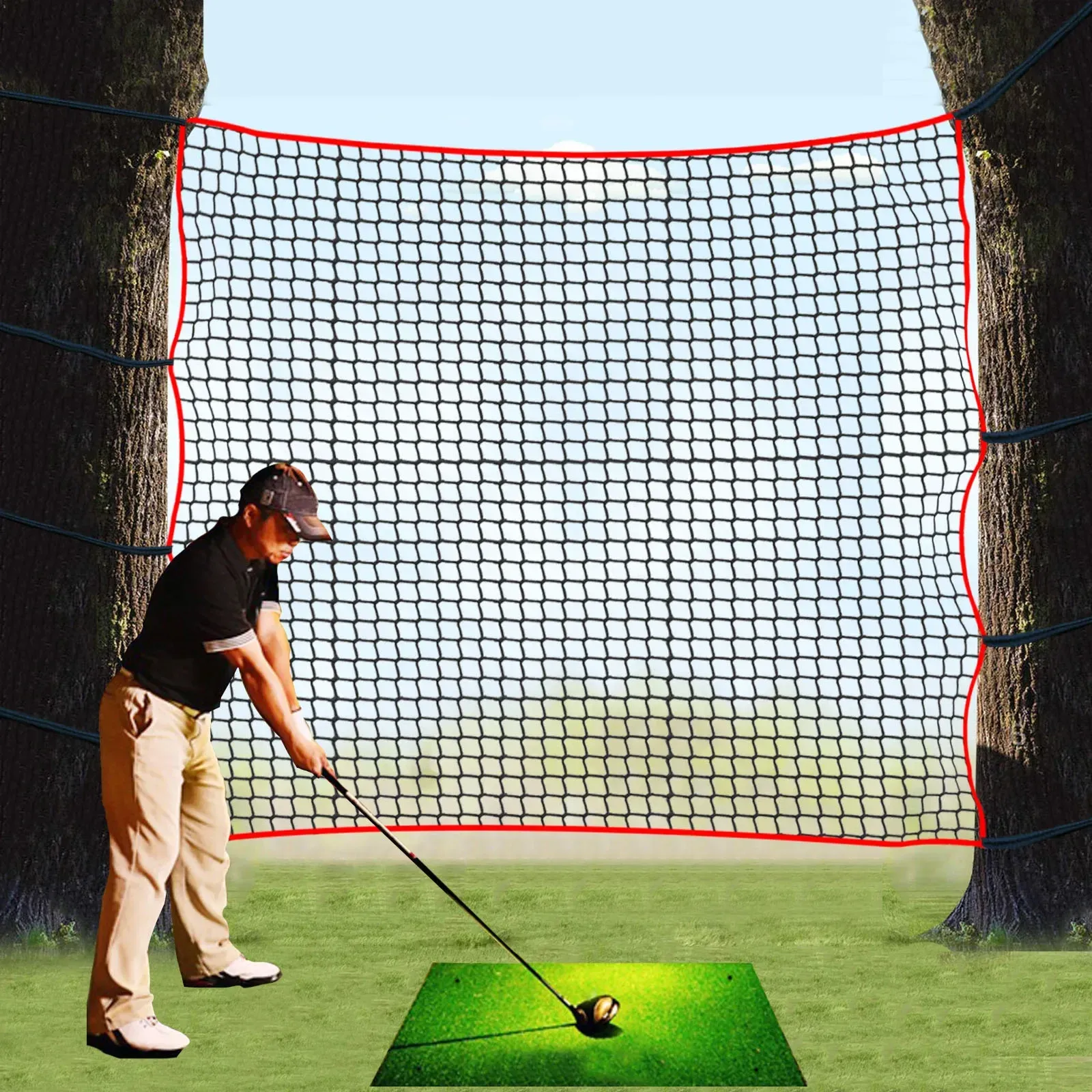 Aids Golf Practice Barreer Net 3x3m