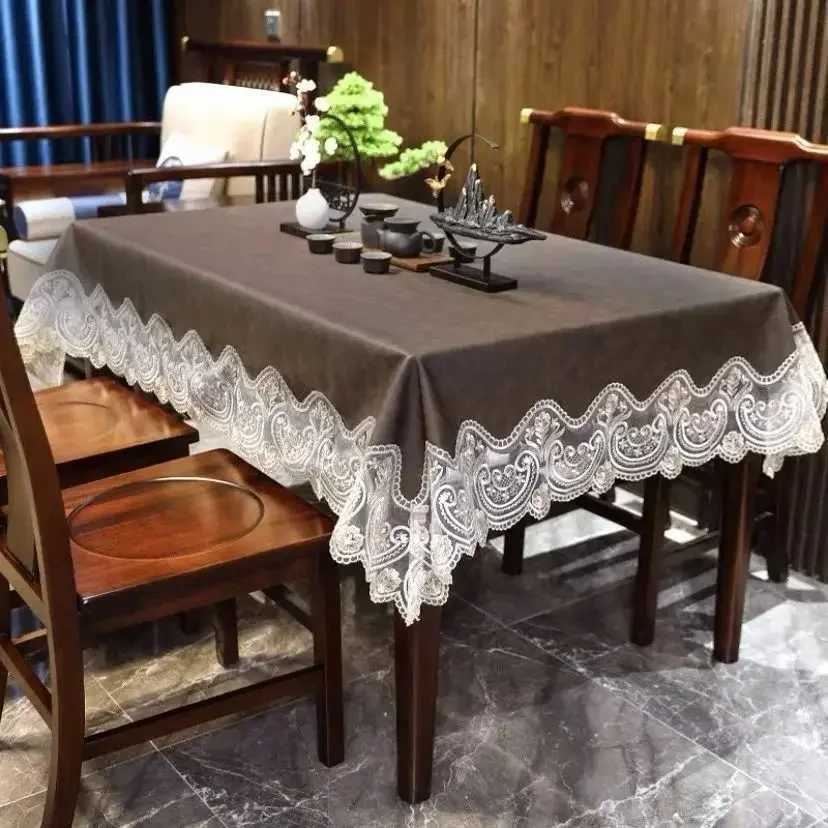 Table en tissu carré table en tissu table ronde mantelle mesa mésa centres de mariage imperméables pour tables 90ADSBO01 240426