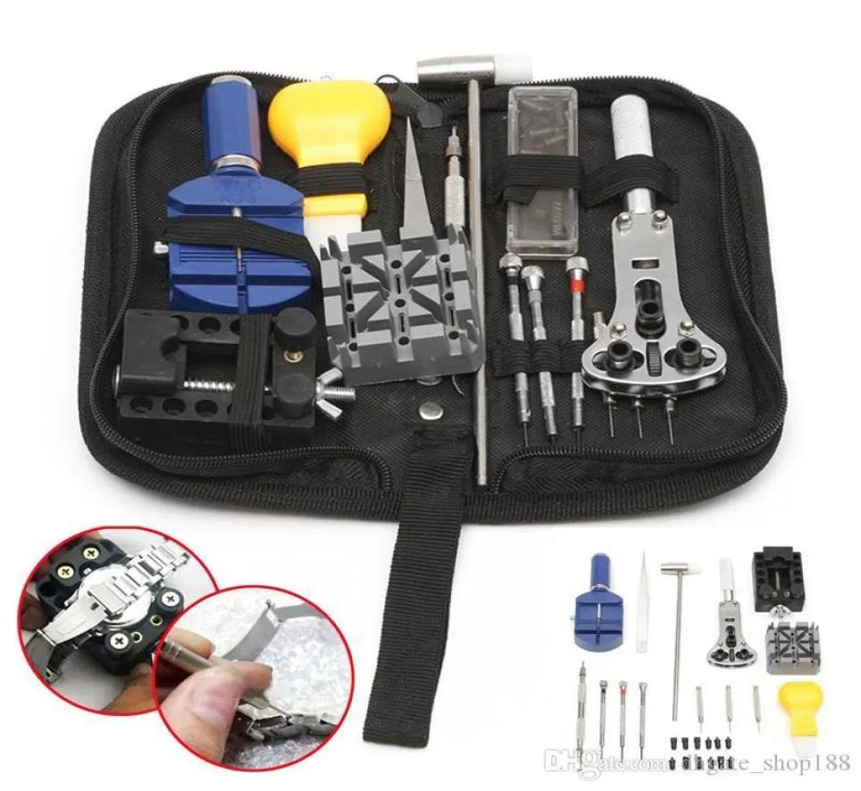 Professional 20 Pcs Watch Repair Tools Kit Set With Case Watch Tools Apply To General Problem Of Watch For Watchmaker7647159