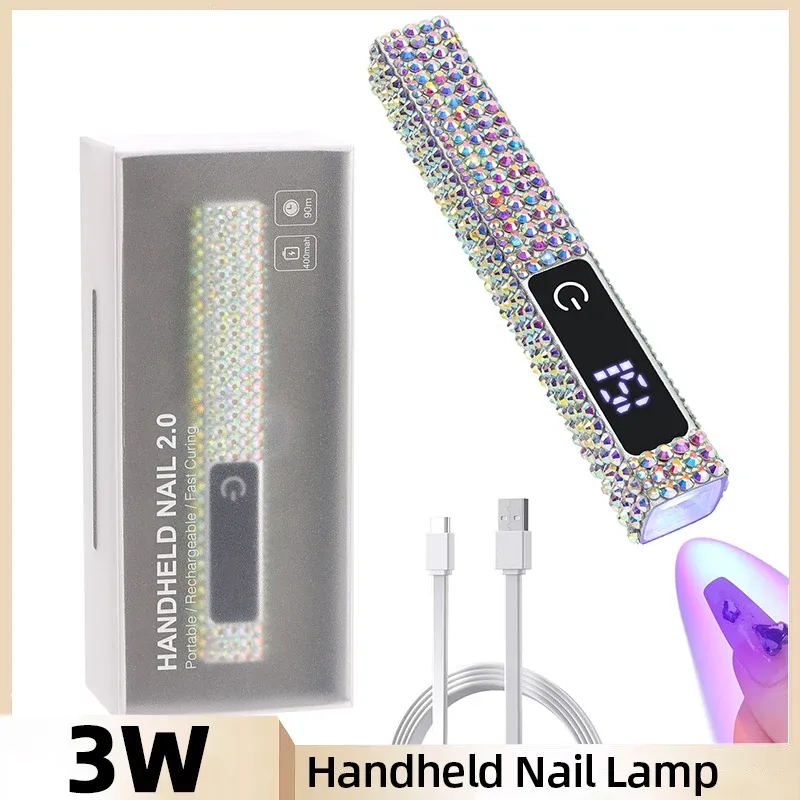 Kits Portable Nail Dryer Lamp UV LED Nail Light for Curing All Gel Polish USB RECHARGABLE Quick Dry Manicure Machine Nail Art Tools