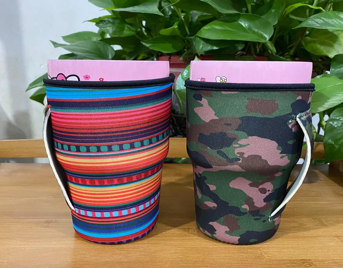 2020 Baseball Reutilisable à café Coffee Cactus Cactus Couvre-bouteille d'eau Néoprène Sacs de couverture à manches isolées Néoprène Pouche pour 30 oz Tumble5006368