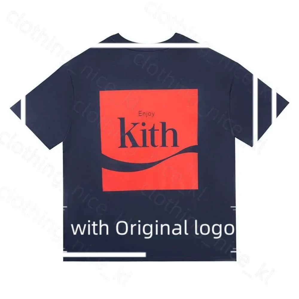 Projektant Kith X Ksubi Letter TEE Umyj bawełniany plon streetwear Wysokość T-shirt t-koszulka grafika dla mężczyzn vintage męskie odzież Oważna 850
