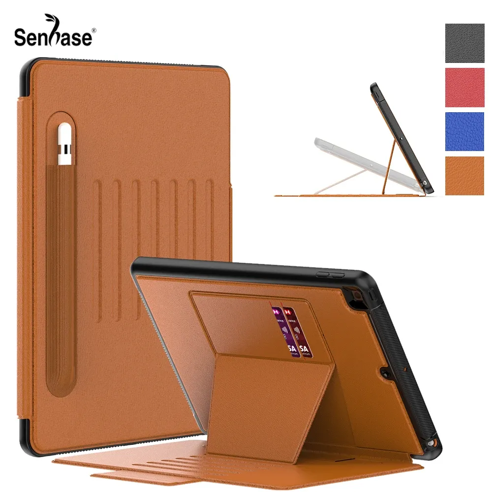 Управление для Apple iPad 10.2 2019 2020 2021 7th 8th 9th Gen A2602 Case PU Кожаный флип -магнитный ударной стой