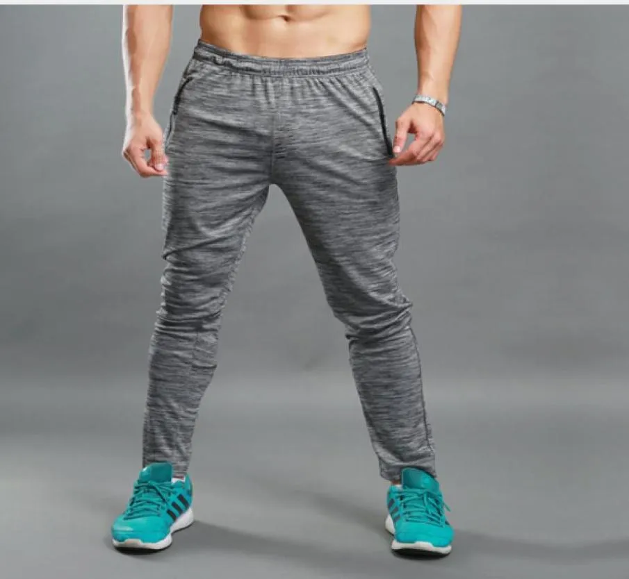 Men039s Running Pants Summer Sports Training Basketball Breathable Trousers Slim Thin Comfort Pants Male Fitness Pants1952578