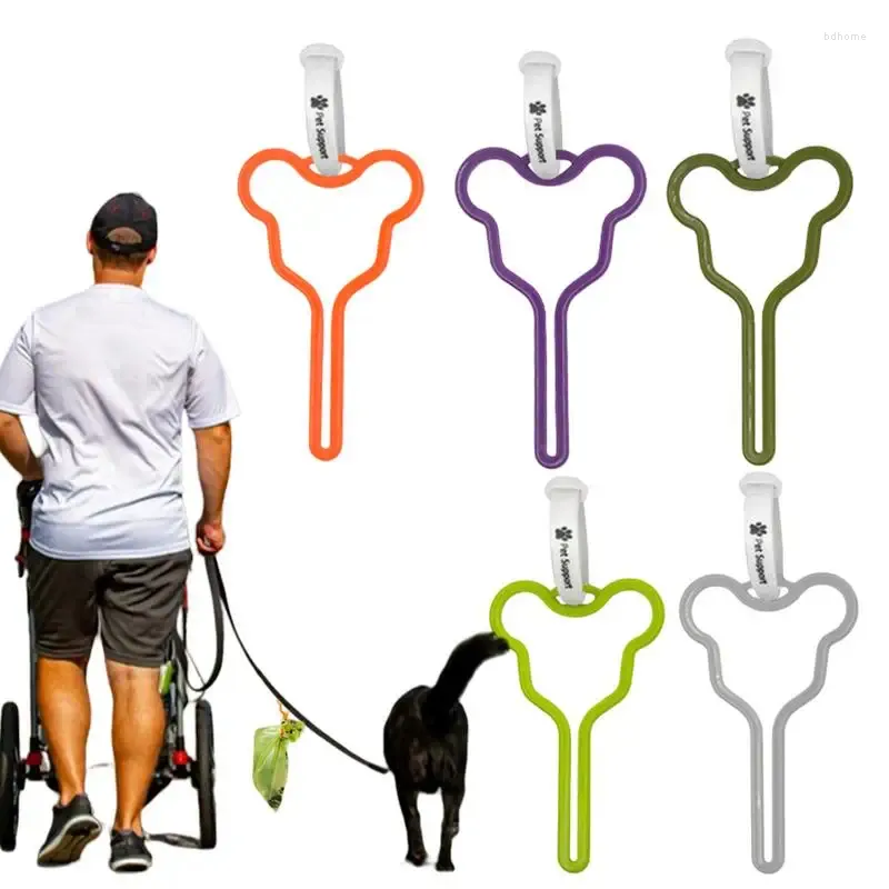Dog Apparel Poop Bag Holder 5pcs Puppy Waste Carrier For Leashes Dispenser Walking Running Bicycle Accessory