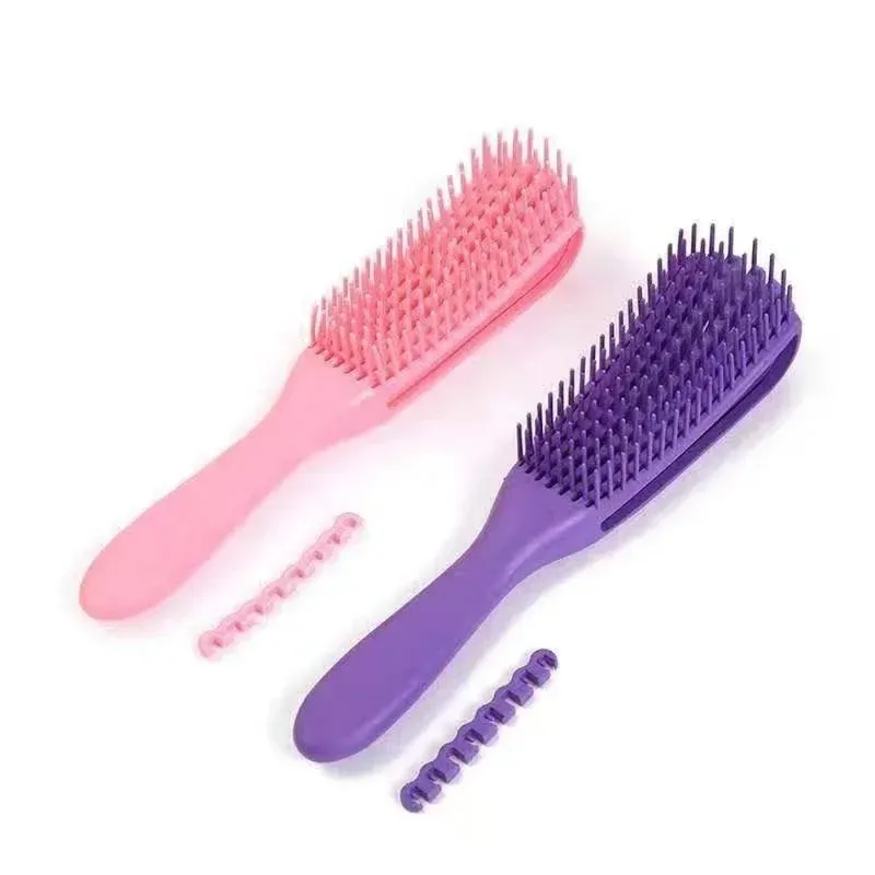 2024ヘアブラシデタングリング頭皮マッサージコームCurly Detangler Hairbrush women men salon2のため。頭皮マッサージ櫛の場合