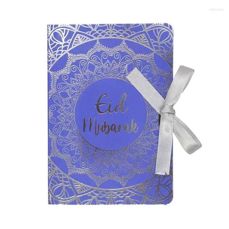 Presentförpackning 5st Ramadan Decor Packaging Box Koran Book Shape Eid Mubarak Chocolate Candy Boxes Islamiska muslimska festivalpartiförsörjningar