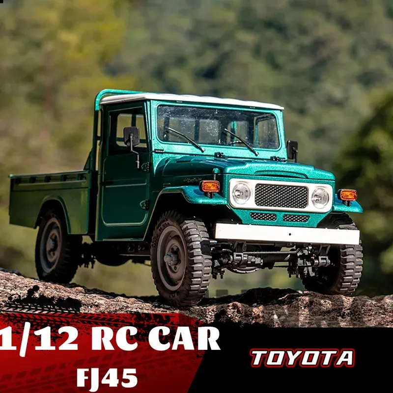 CARS TOYOTA 1:12 FJ45 Pickup Tamion RTR 2.4G RC Car Professional Electric Radio Control 4wd Japan Vehicle Kids Adult Kids Christmas