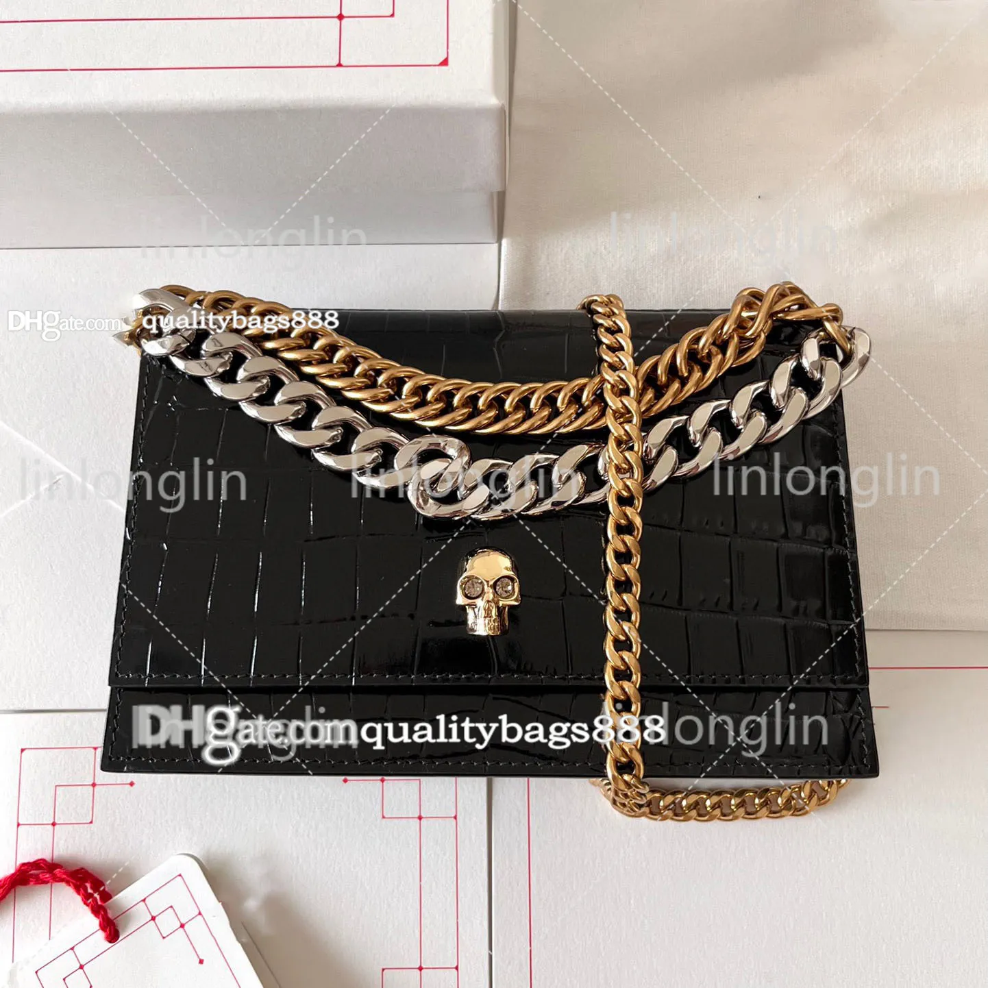 10A small skull bag black the jewelled hobo mini bag luxury designer women handbag genuine leather shoulder bag 2 size tote quality crossbody sliver red evening bag