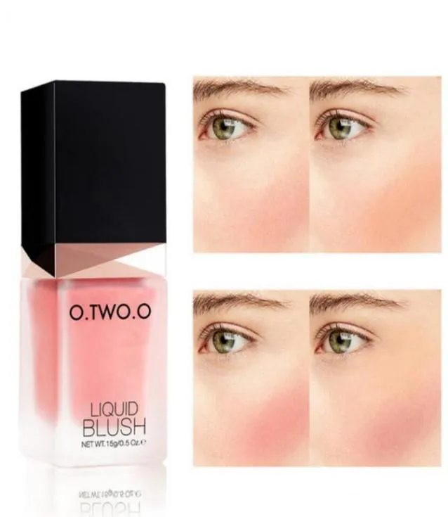 Otwoo Makeup Liquid Blusher Eleo шелковистый палета De Blush Color длится длинный 6 Цвет.