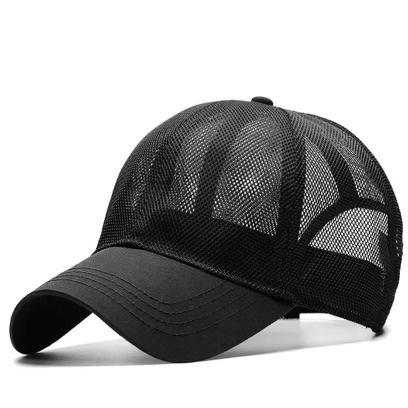 Accessories 2023 Dad Outdoors Fishing Sun Cap Adult Sports Hat Lady Summer Mesh Baseball Caps Man Big Size Snapback Hats 5560cm 6065cm