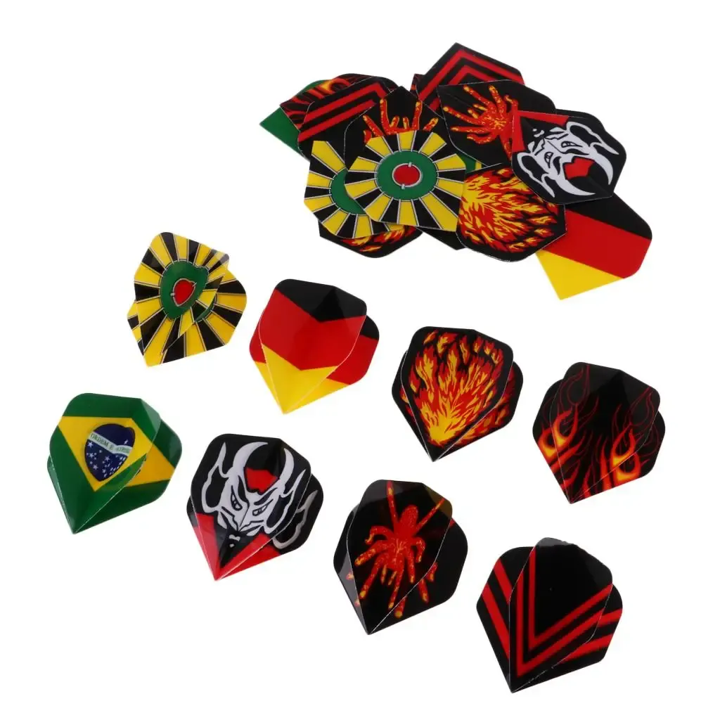 Darts Long Life Wholesale Piet Dart Voli Set National Flag Cool Styles unico Darts Tails Pack 24/27/36pcs