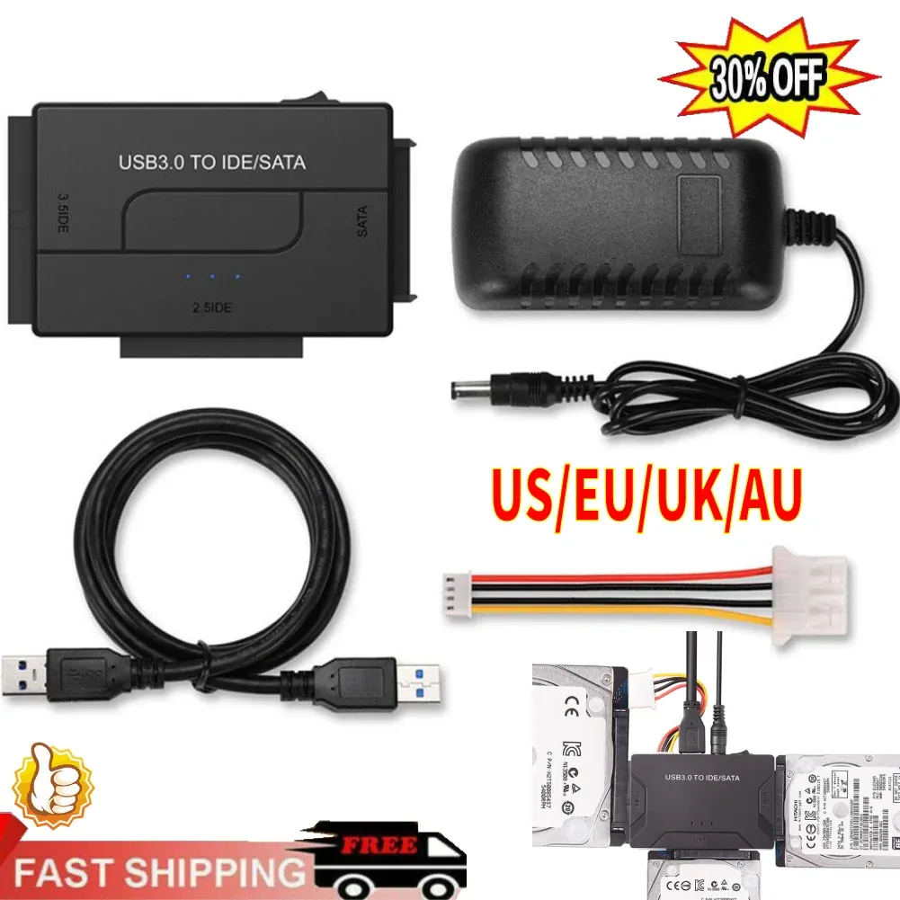 Adapter USB3.0 3in1 Hard Disk Adapter USB3.0 To SATA/IDE Easy Drive Line For Zilkee Ultra Recovery Converter Adapter Sets