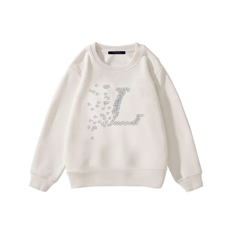 Designer Childrens Clothing Fashion Boys Filles Filles SweaThirts Coton Pure Coton Sweat Sweet Lot Sweet à manches longues CAD24042604