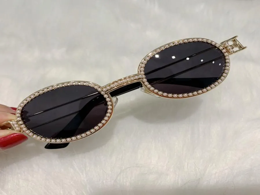 Retro -Design runde Sonnenbrille Frauen Vintage Steampunk Sonnenbrille für Männer klare Linsen Strass -Sonnenbrille Oculos4434810
