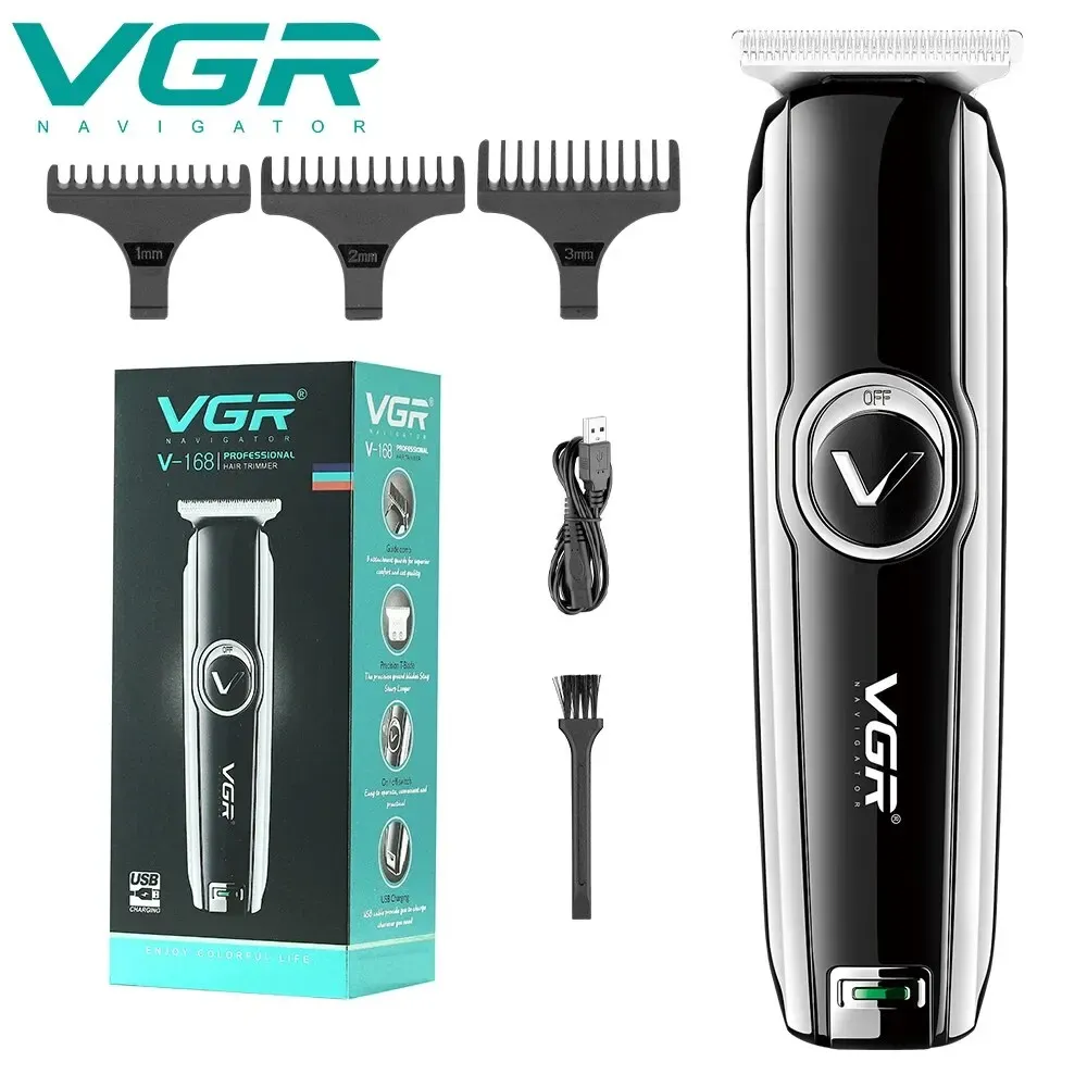 Shears VGR Electric Clipper Amazon Nuovo Cruppo per capelli Crossborder 0 Knife Testa Olio Testa Incisione del barbiere Scissori USB Electric V168