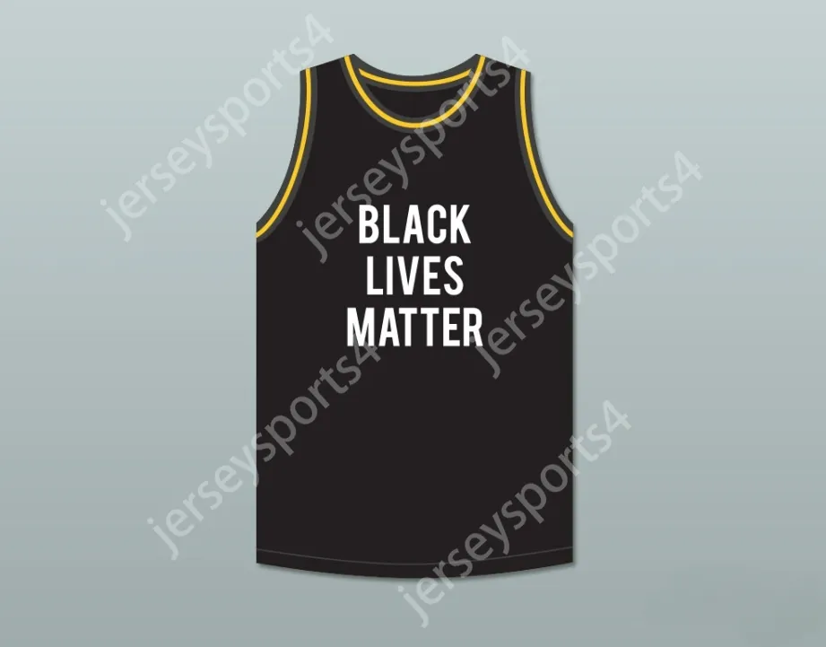 Niestandardowe nazwa Niewiele młodzież/dzieci Walter Scott 50 Black Lives Matter Jersey zszyta S-6xl