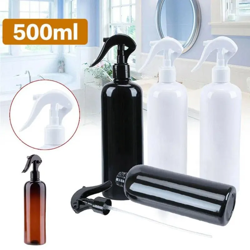 Garrafas de armazenamento 500 ml de spray de spray de cabelo Ultra Fine contínuo de água contínua barbeiro recarregável Ferramentas de cabeleireiro do Salon Mister N0v0