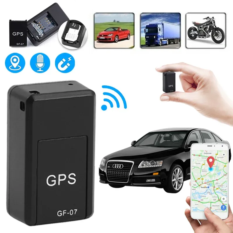 Accessori magnetico GF07 GPS Tracker Dispositivo GSM Mini Tracker GPS Tracciamento in tempo reale Localizzatore Monitoraggio di localizzazione del telecomando