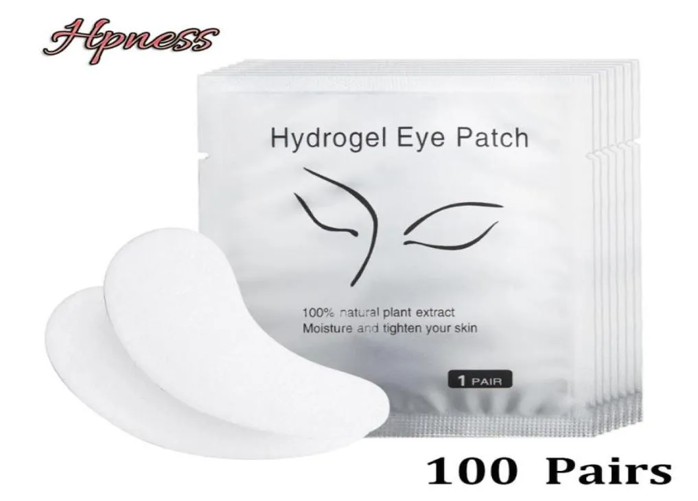 100Pairspack ocular travessuras de olhos hidratantes adesivos de ponta enrolam manchas não tecidas sob pads Gel Patches Your Label8557988