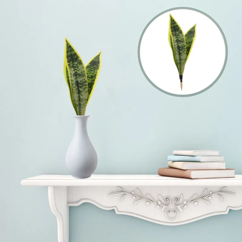 Decoratieve bloemen indoor planten kunstmatige tijger faux slangendecoraties levensecht sansevieria ornament grote nep