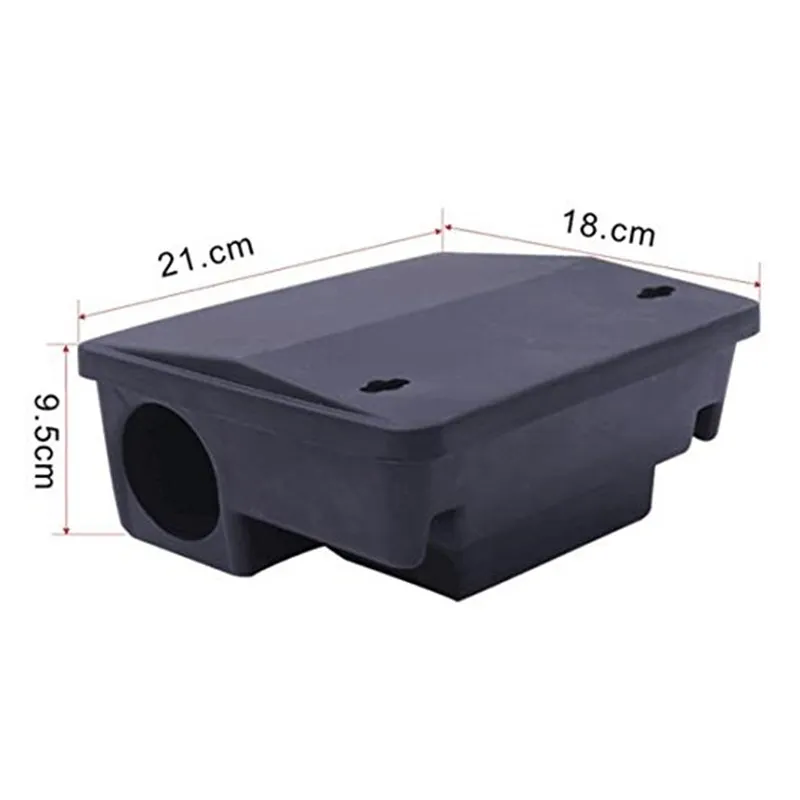 Medium låshastighet Betstation Traps Pest Control Protect Cover Rodenticide Plastic Box Outdoor Indoor Waterproof Catch Mice Tool Direct Sale från Factory