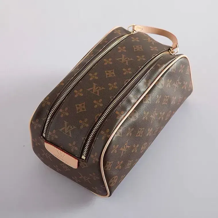 Diseñador Doble Zipper Hombres Viajando Bolsas de baño Diseñadores Mujeres Lavas de gran capacidad bolsas cosméticas Bolsas de maquillaje de tocador de lujo 5a