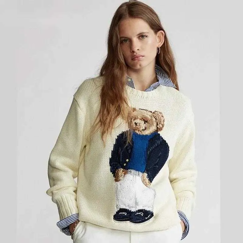 Maglioni maschili maglioni RL Polos maglione da donna Polos Bear inverno Donne di base Pullover Pullover RL Orso Rl tira la moda Sueters top a maglia a maglia