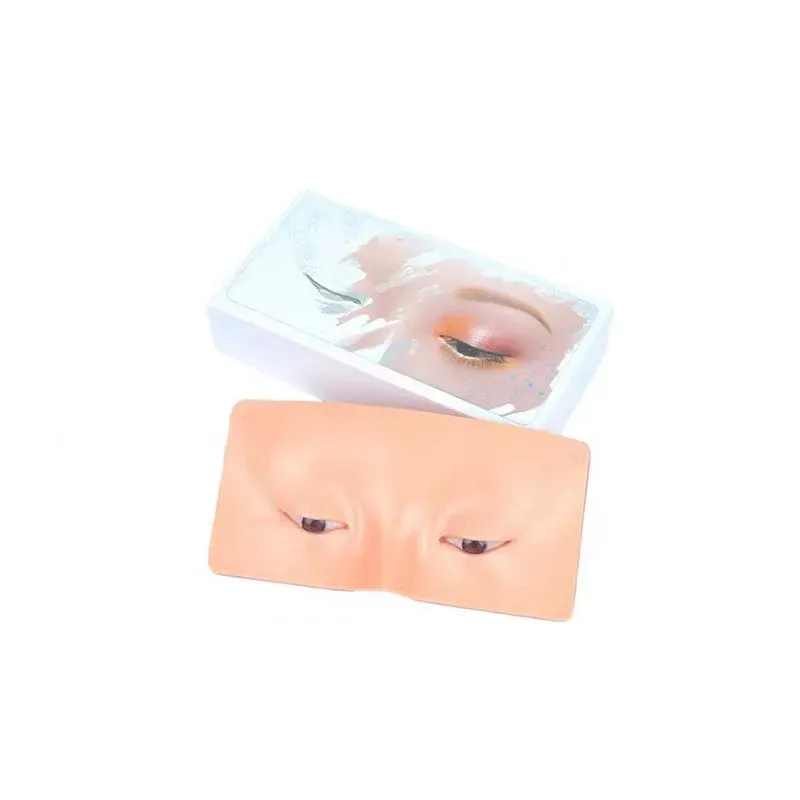 Bouten herbruikbare siliconen 5d oog make -up oefening lash mannequin hoofd de perfecte hulp aan het oefenen van make -up face eyes make -up praktijk