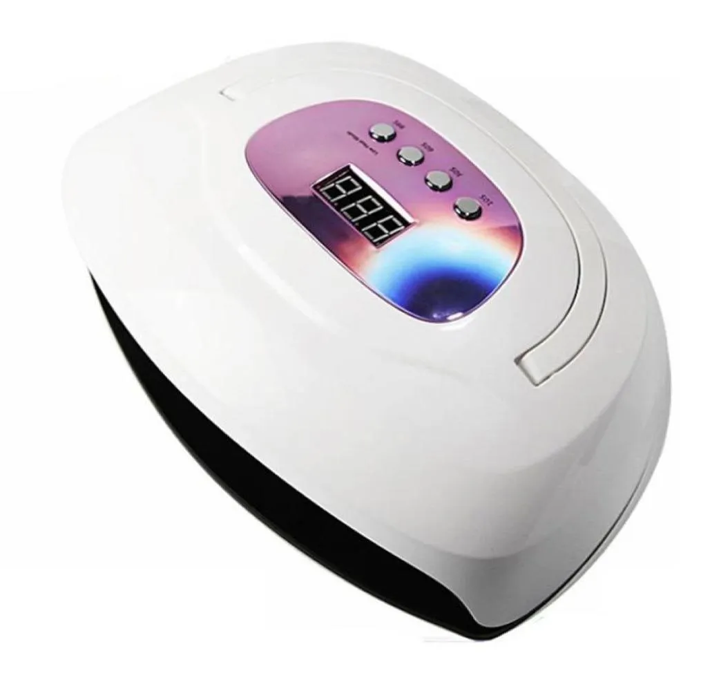 Essiccatori per unghie x8 Max Lampada a LED a due mani 220W Essiccatore UV 57 Fast Dual Light Source Gel Manicure Sun4880637