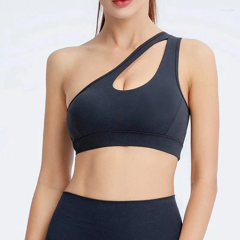 Reggiseno sportivo per il vestito da yoga per le donne in piega delle spalle in pista da corsa canotta canotta femminile